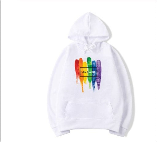 Pride Cotton Fleece Hoodies - "Love Wins"